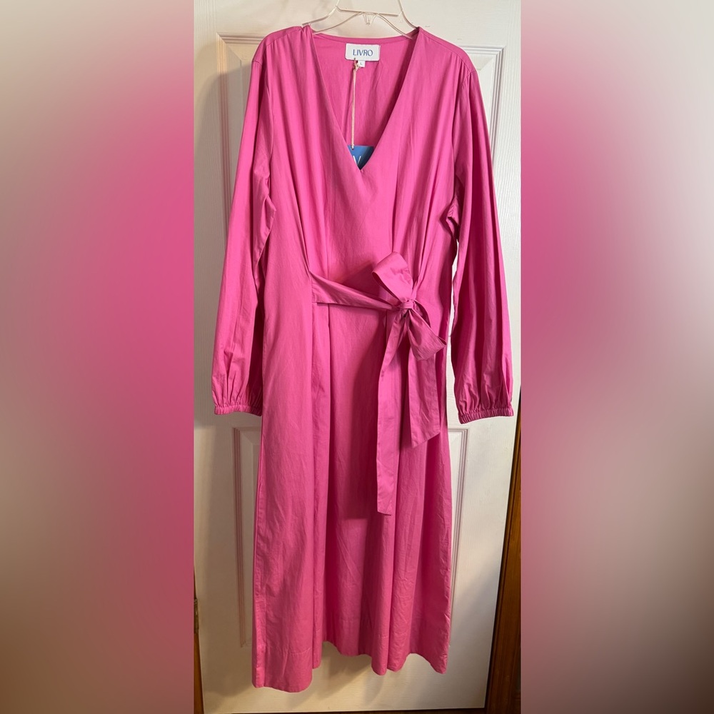 NWT LIVRO Pink Dress Size L